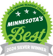 Minnesota's Best Reader's Choice Silver Winner badge