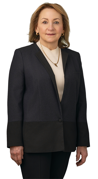 Full body shot of Elizabeth M. Kellogg