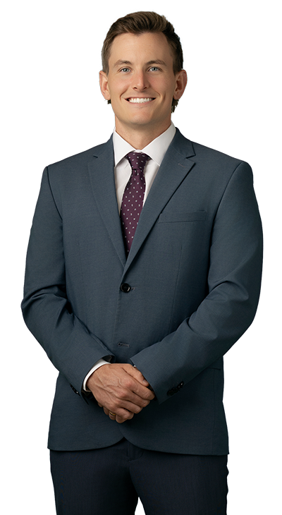 Full body shot of Layton H. Mikkalson